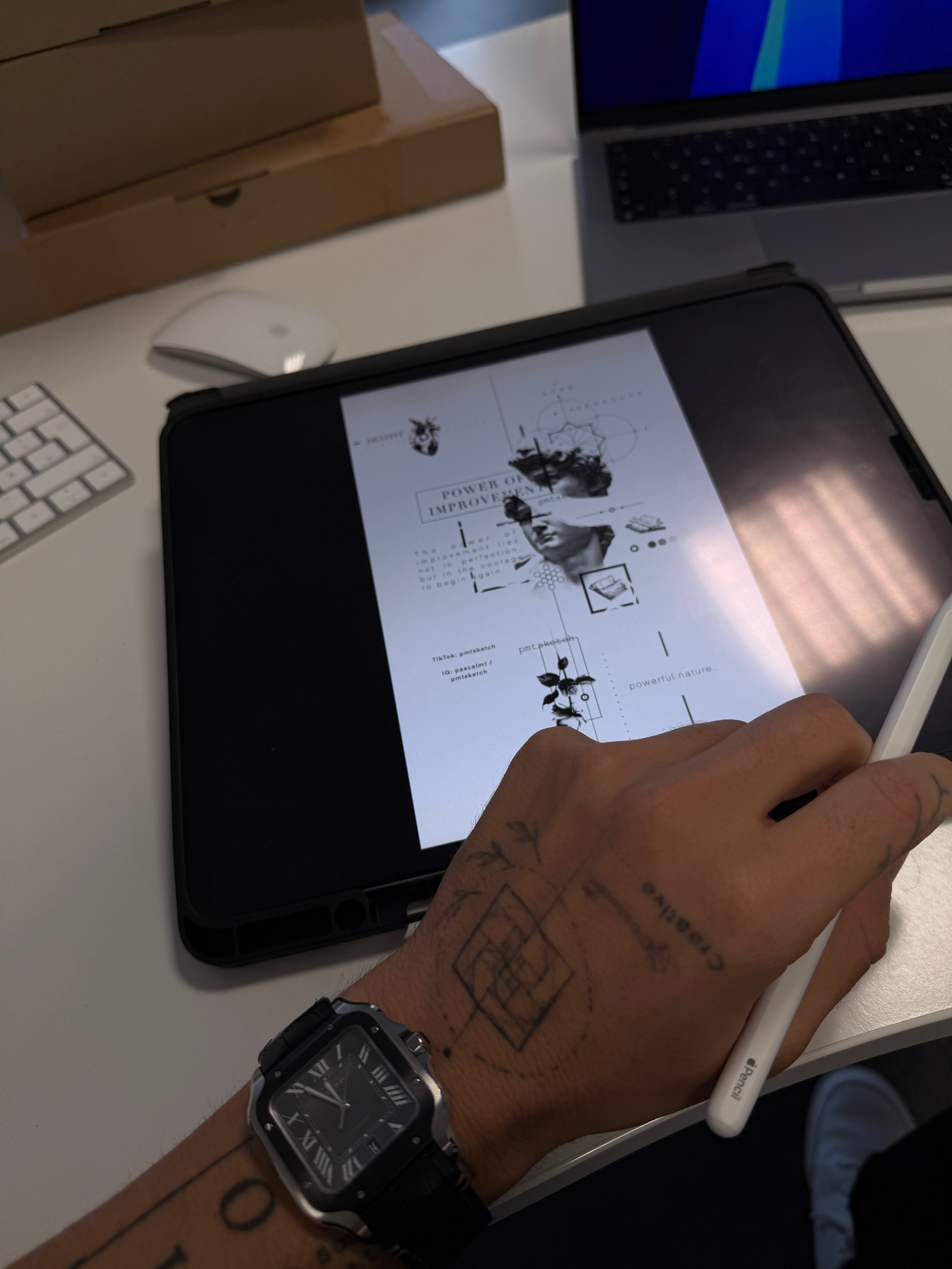 PMT|Sketch Custom Tattoo Design – warum ich individuelle Designs nur für Studio-Kund:innen erstelle