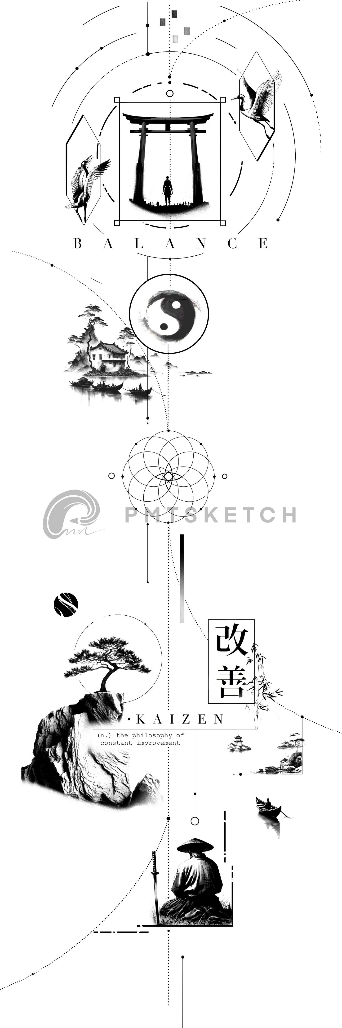 Full Front Leg / Full Outside of Arm Design Nr. 3