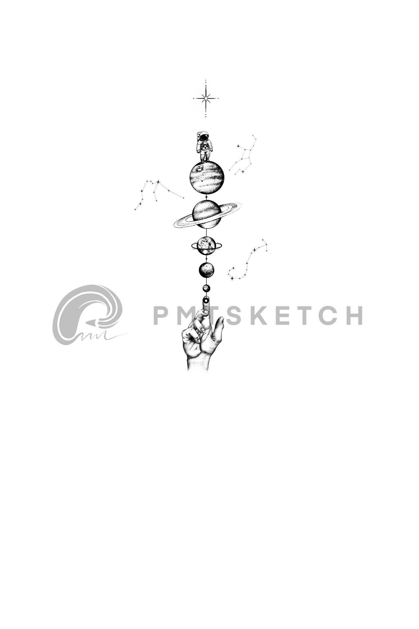 Planets / Small Astronaut / Hand