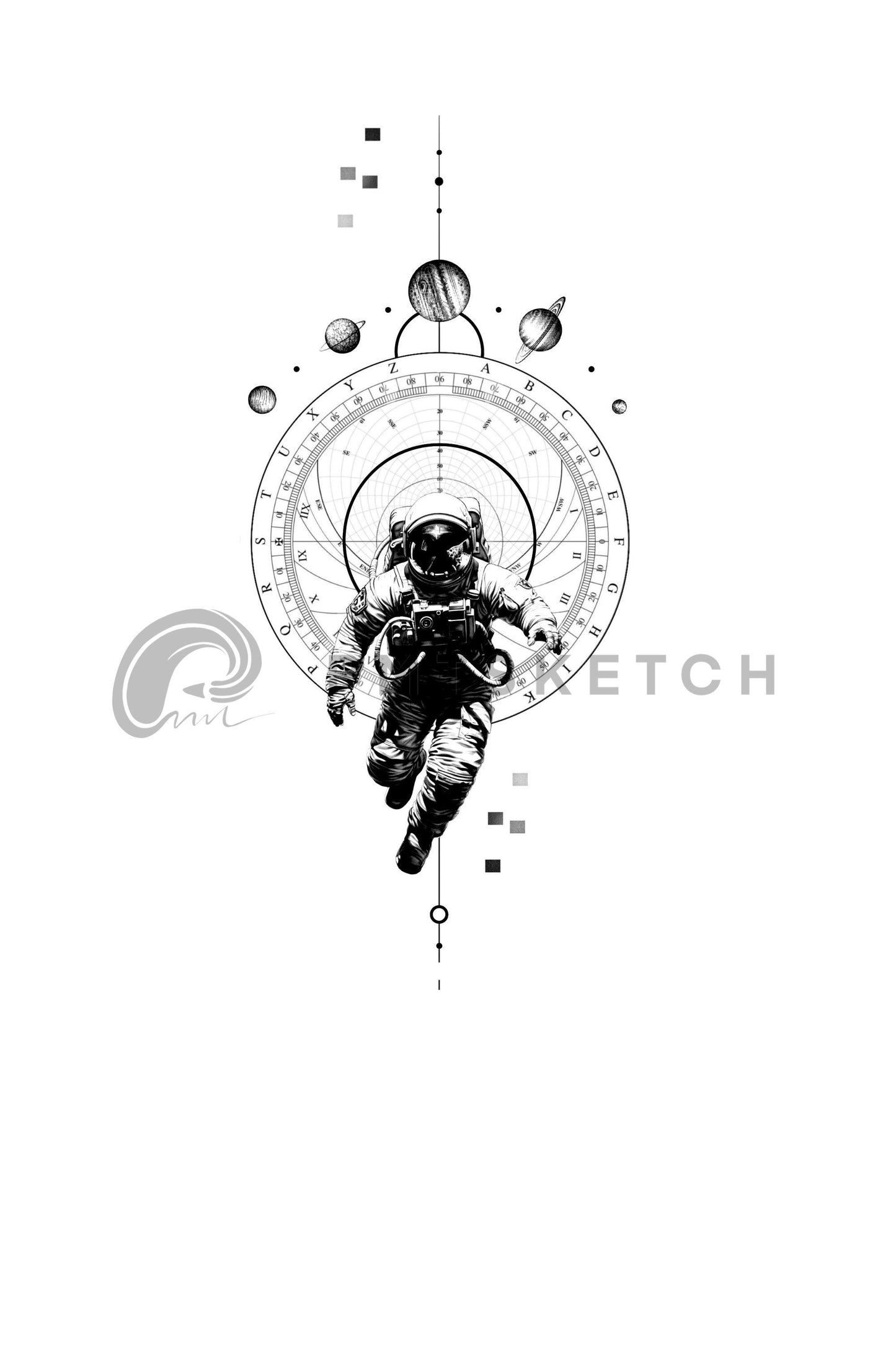 Astronaut / Planets / Star Map