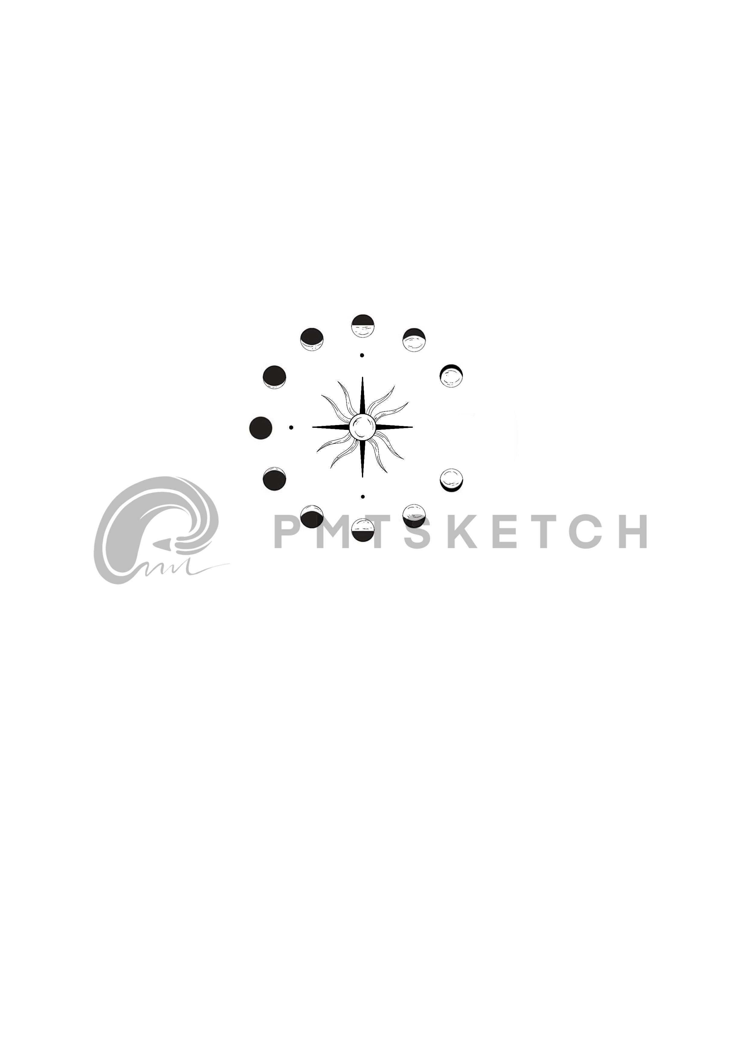 Phase de pleine lune / Soleil