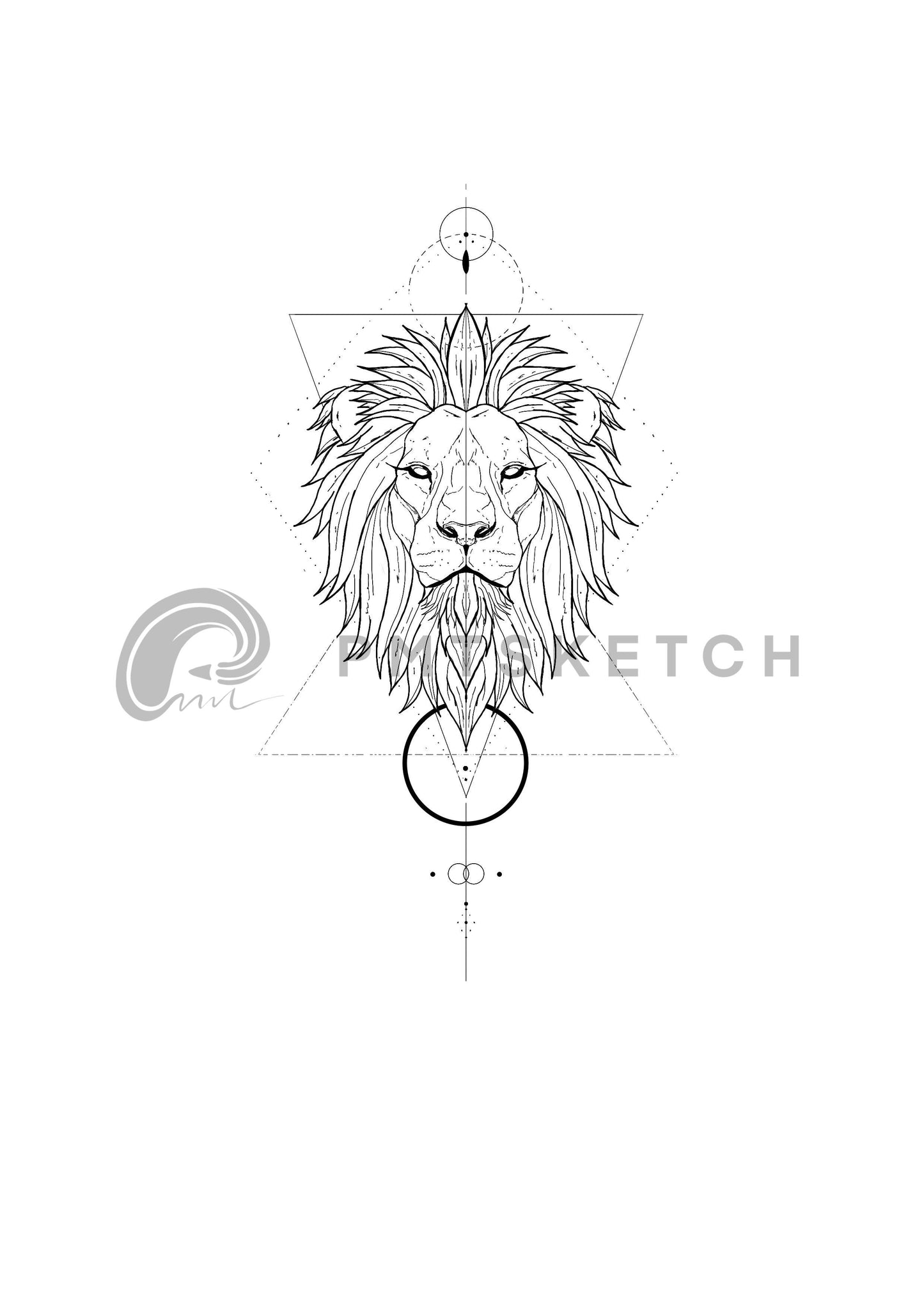 Geometrical Lion