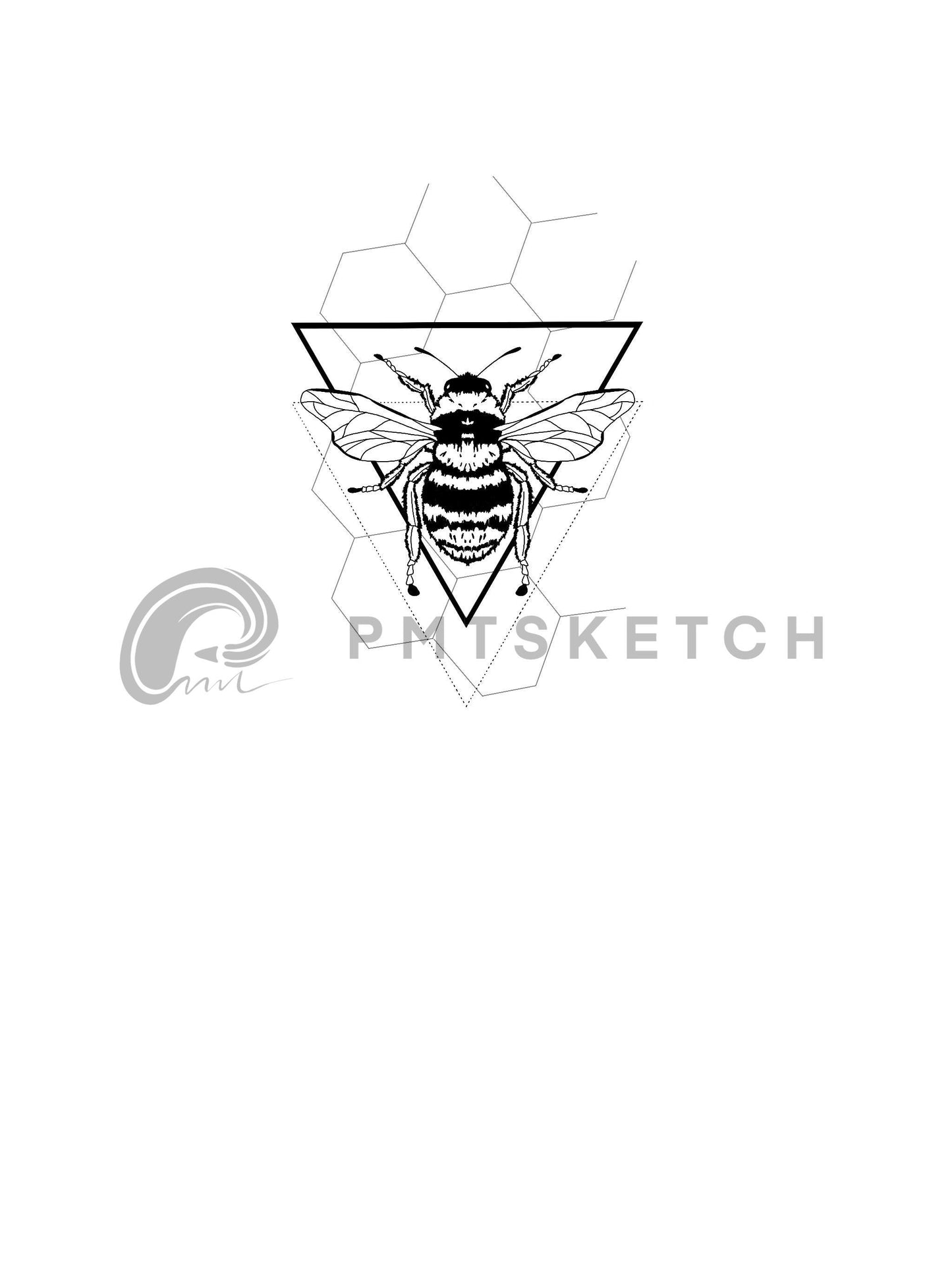 Bee / Hexagons / Triangle