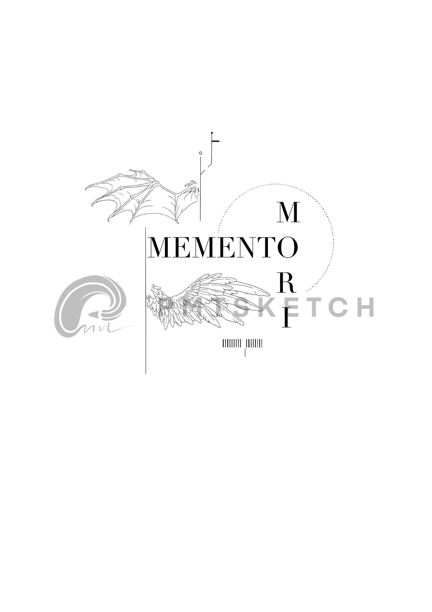 Memento Mori / Angel / Devil Wings