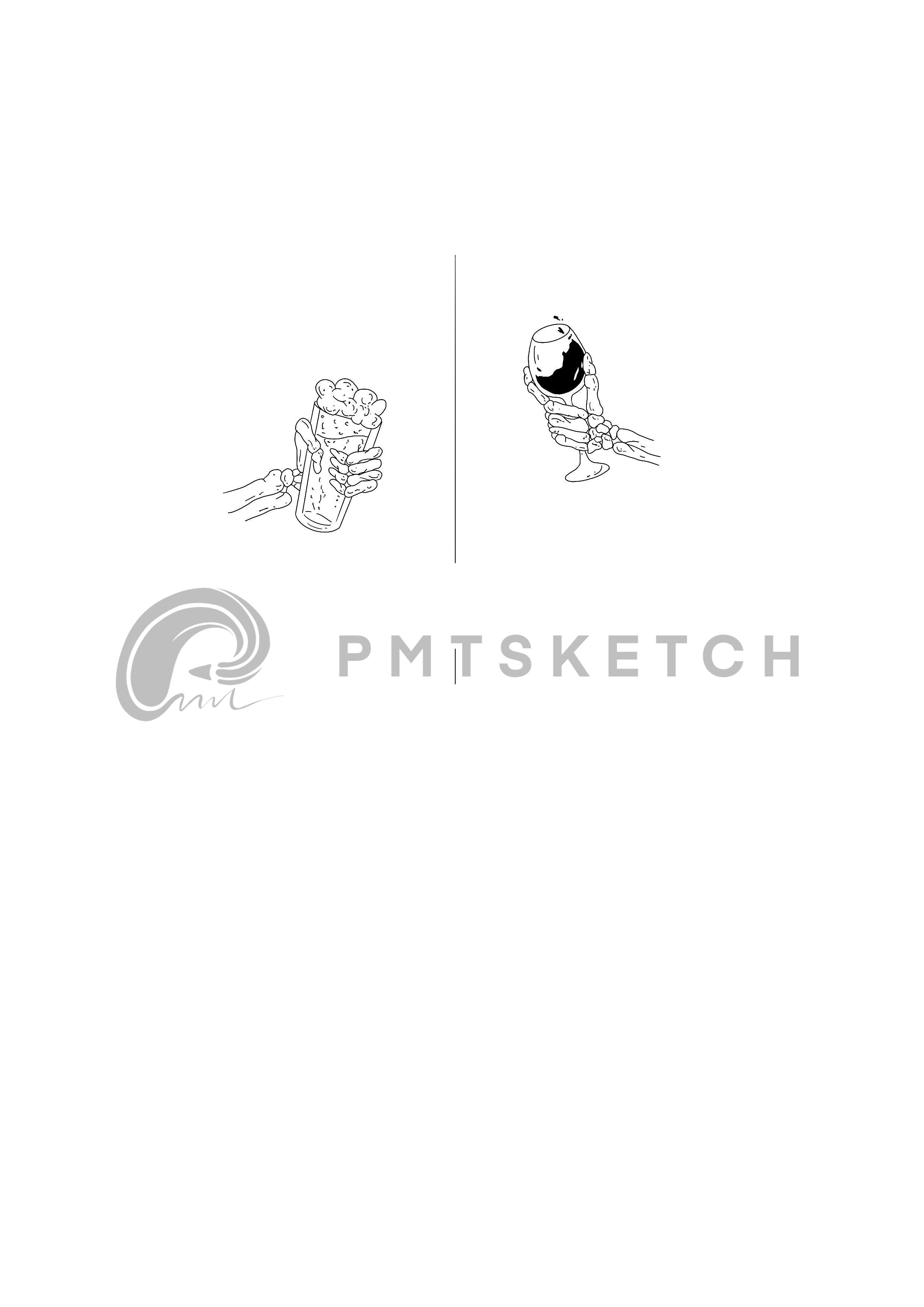 Skeleton Hand / Wine Glass / Beer