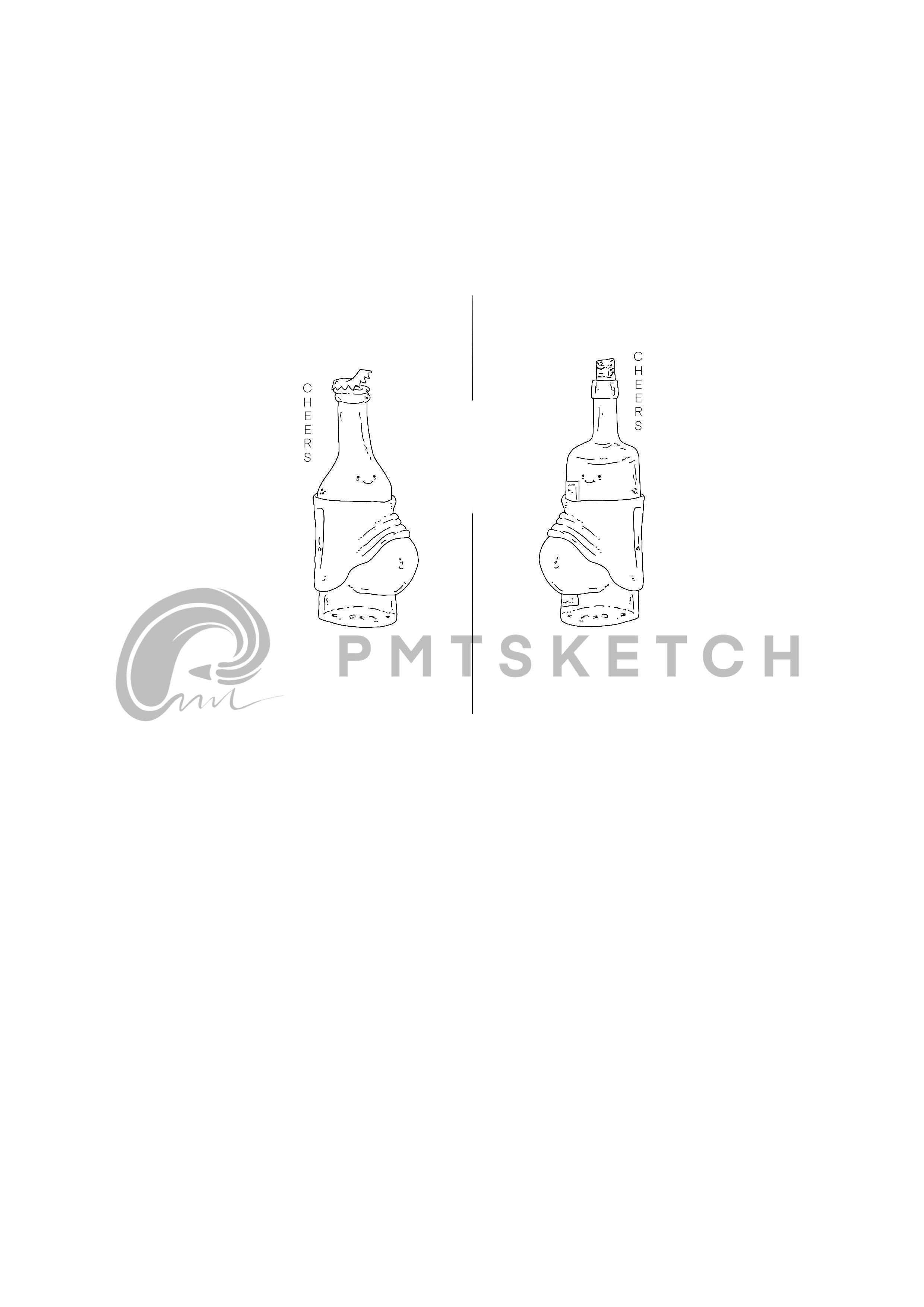 Matching Wine / Beer Bottle