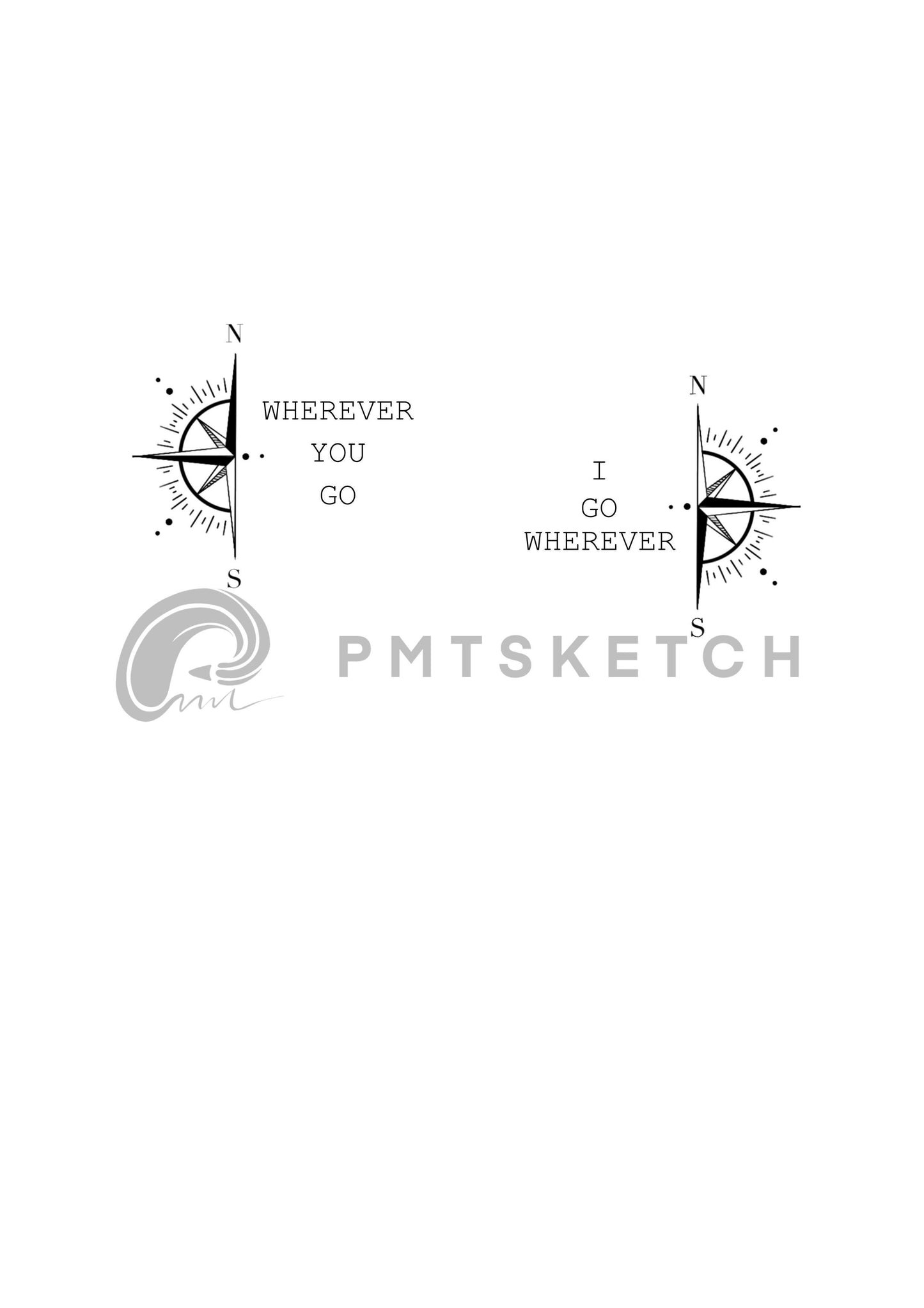 Matching Compass / Text