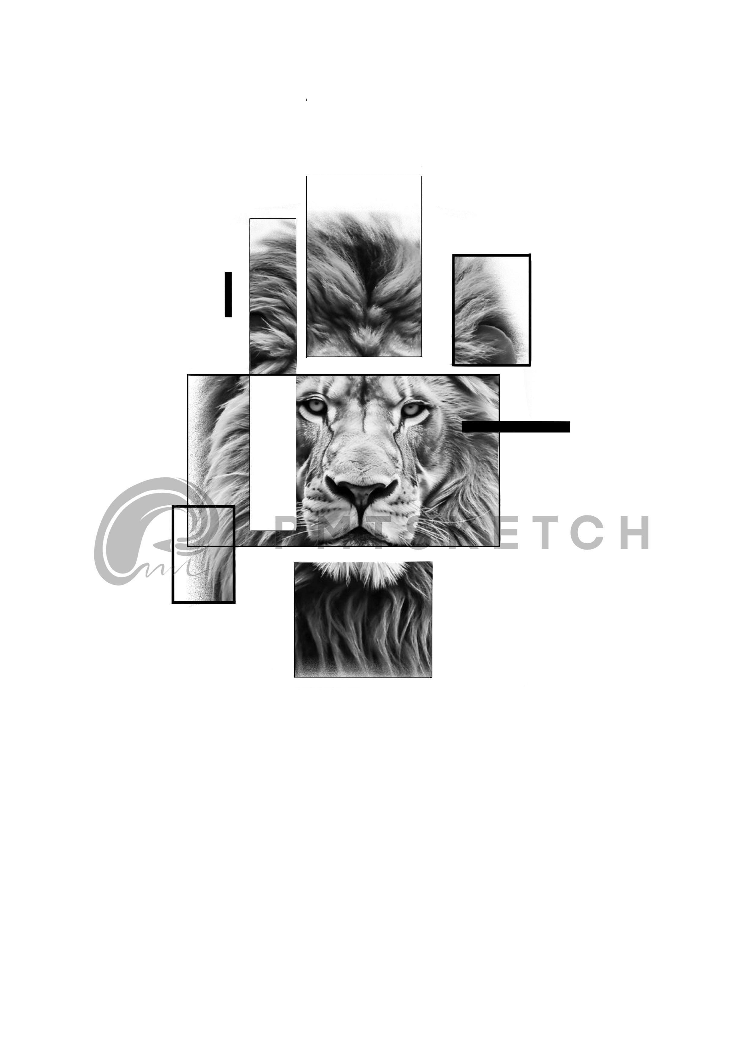 Géométrique / Lion