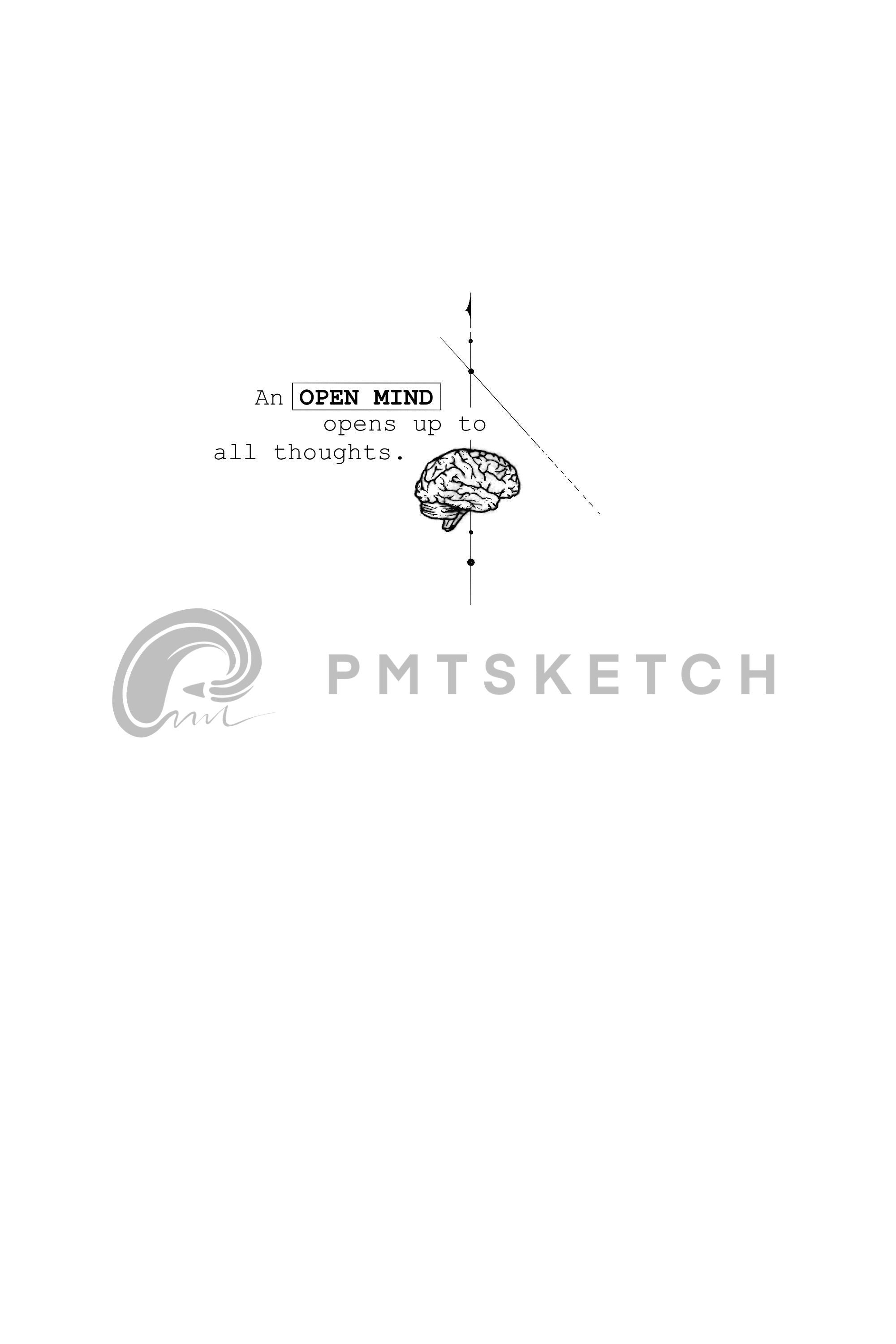 Open Minded Text / Brain