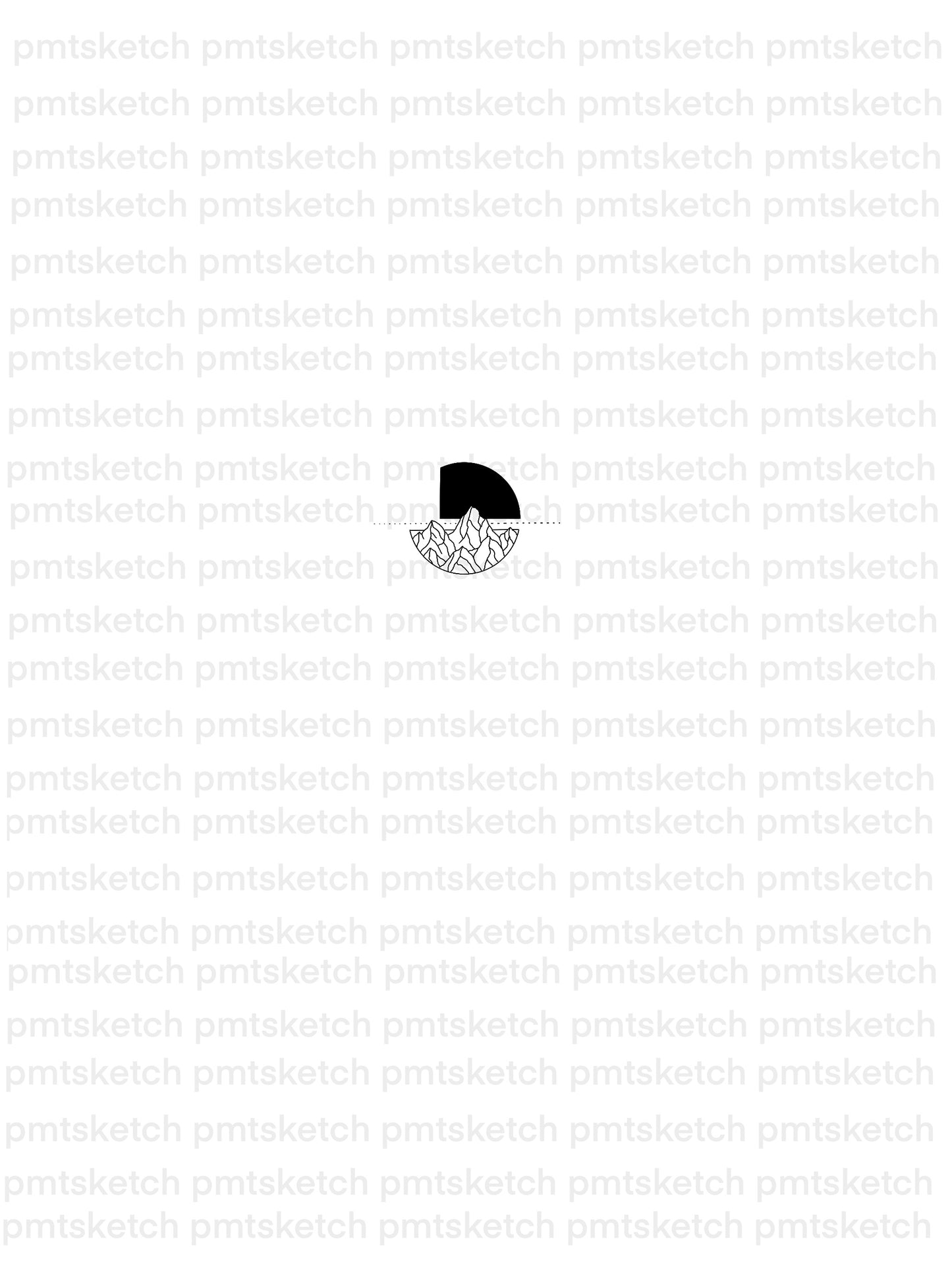 Minimalistic Mounatin / Sun