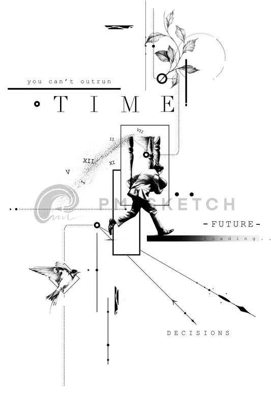 Concept Tattoo Design Nr. 173 / Time