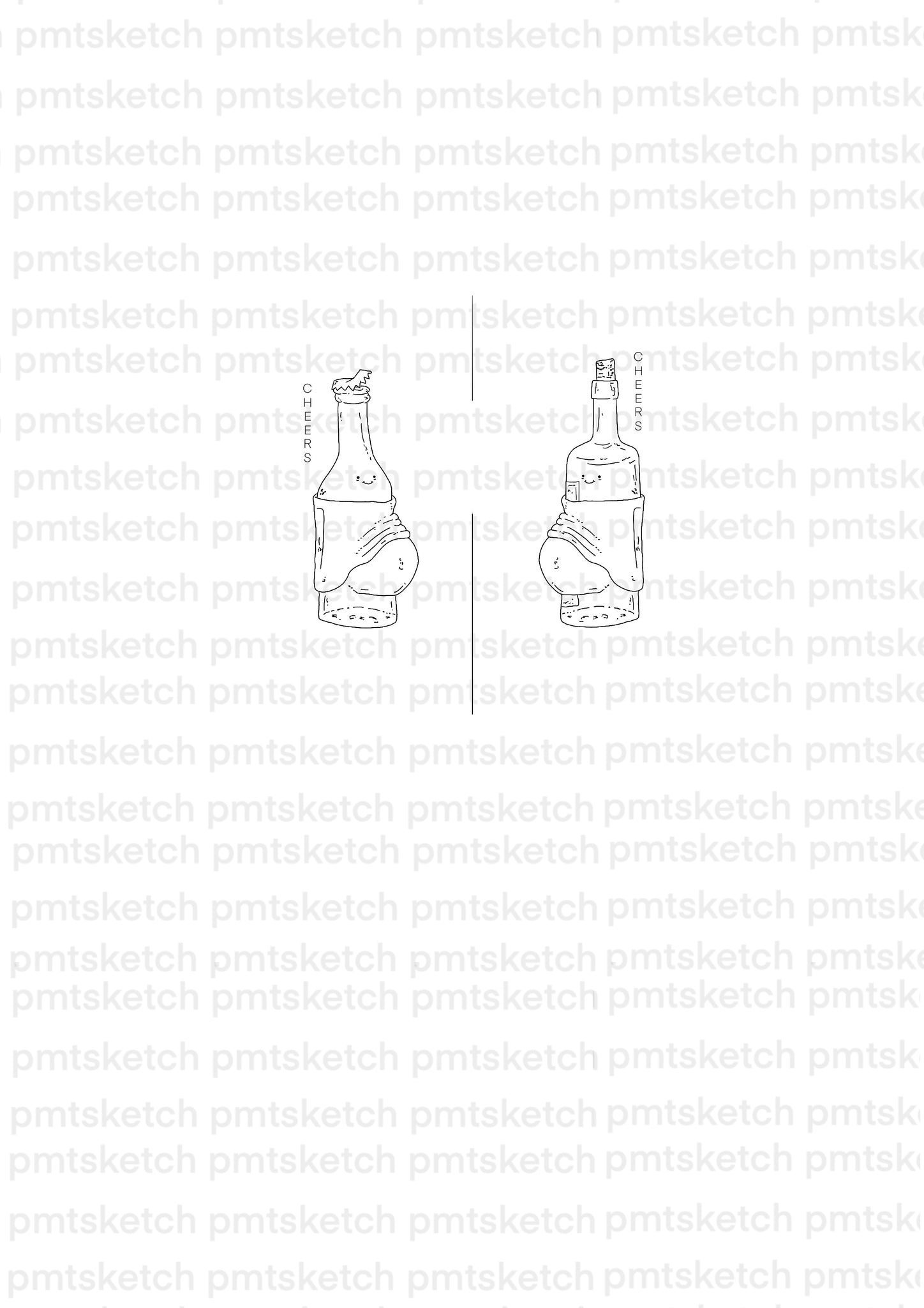 Matching Wine / Beer Bottle