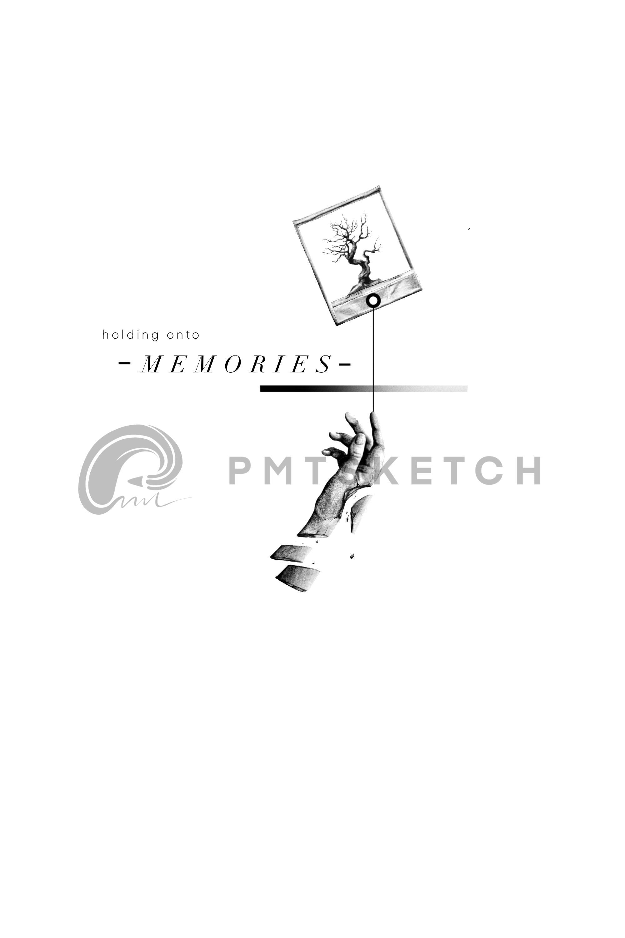 Holding onto Memories / Hand / Polaroid