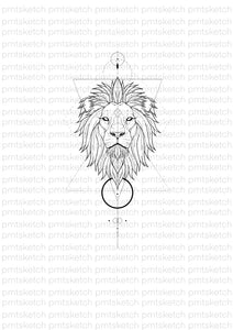 Geometrical Lion