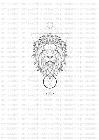 Geometrical Lion