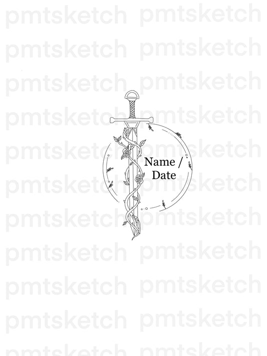 Sword / Name / Date