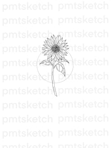 Fingerprint Sunflower