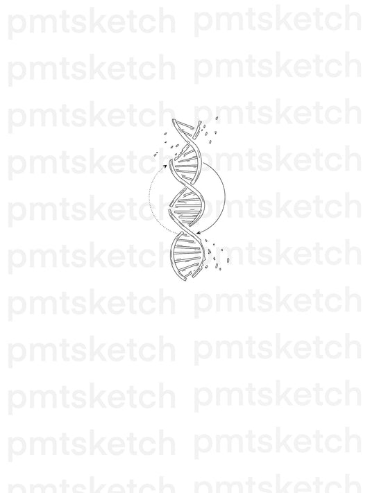 Scattering DNA