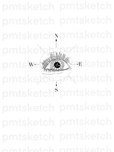 Small Eye / Compass / Clock