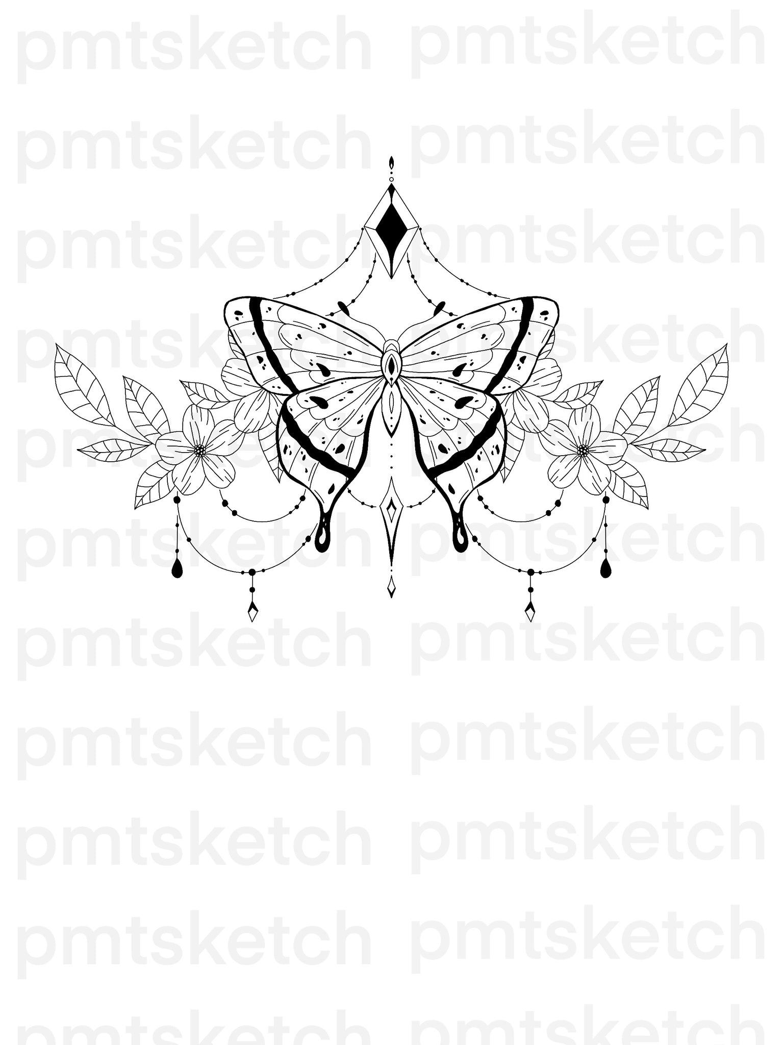 Geometrical Butterfly / Symmetrical