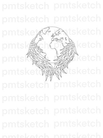 Shaded Angel / Demon Wings – pmtsketch - tattoo&design GmbH