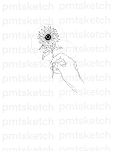 Sunflower / Hand