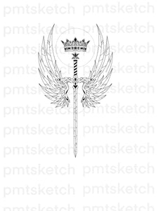 Crown / Sword / Angel Wings