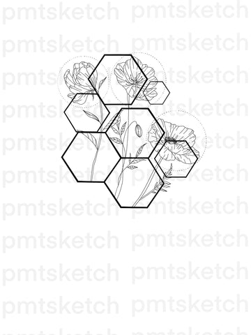 Hexagons / Flowers