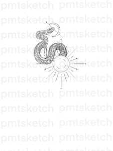 Boned Snake / Sun / Moon