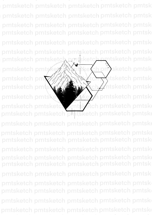 Mountains / Hexagons